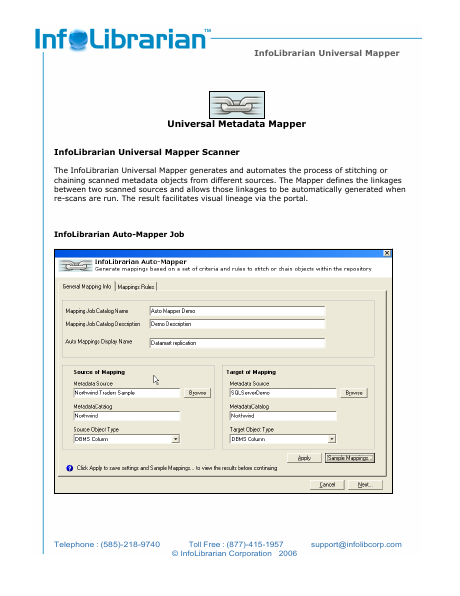 Universal Mapper Adapter, page one